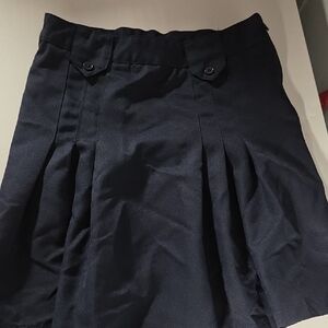Girls Uniform Navy Skirt
